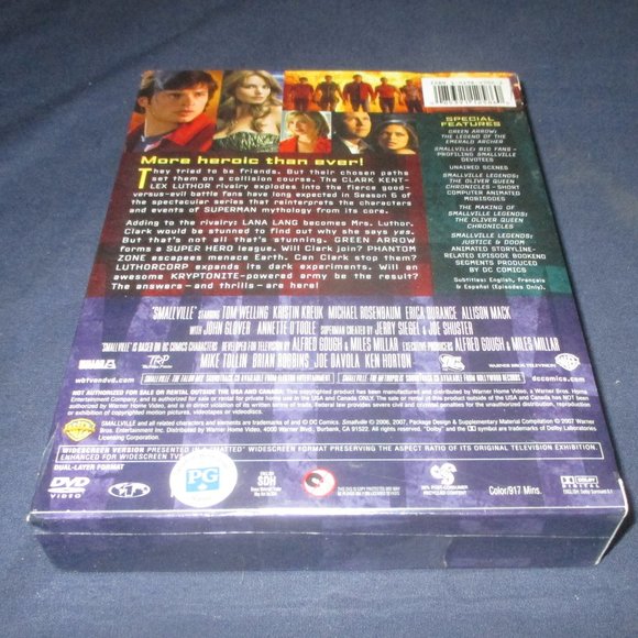 Smallville the Complete Sixth Season (DVD, 2008, 6-Disc Set) (unopened) - Picture 2 of 3